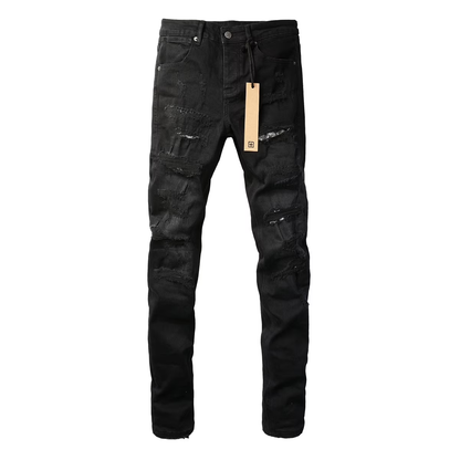 Jeans Ksubi Rasgados Black