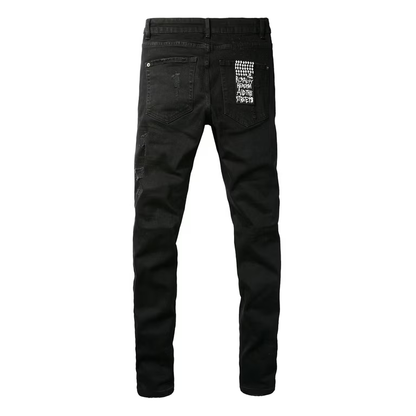 Jeans Ksubi Rasgados Black