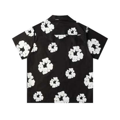 Conjunto Demin Tears Negro De Botones