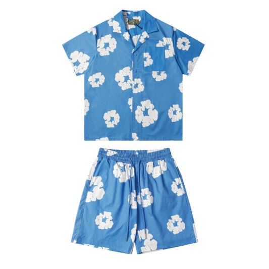 Conjunto Demin Tears Azul De Botones