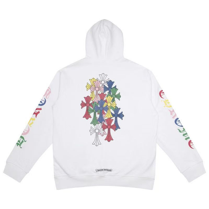 Chrome Hearts Multi Color Cross Hoodie