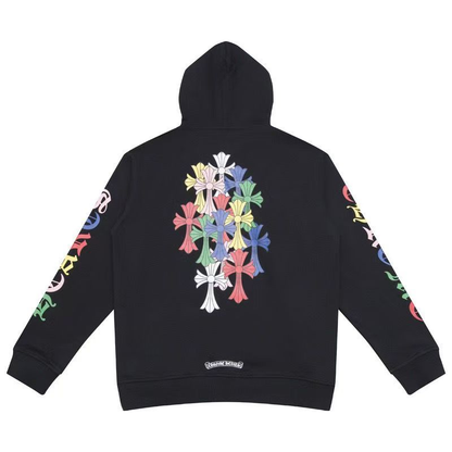 Chrome Hearts Multi Color Cross Cemetery Hoodie