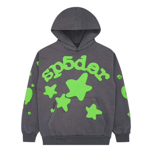 Sp5der Beluga Hoodie 'Slate Grey Green'