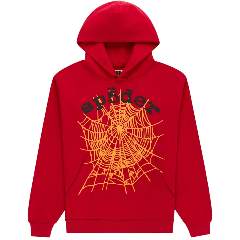 Sp5der Web V2 Hoodie Red