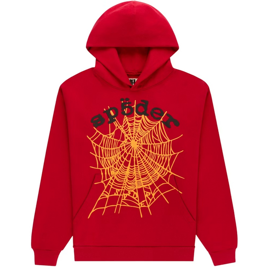 Sp5der Web V2 Hoodie Red