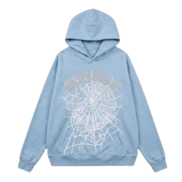 Sp5der Hoodie V2 Blue