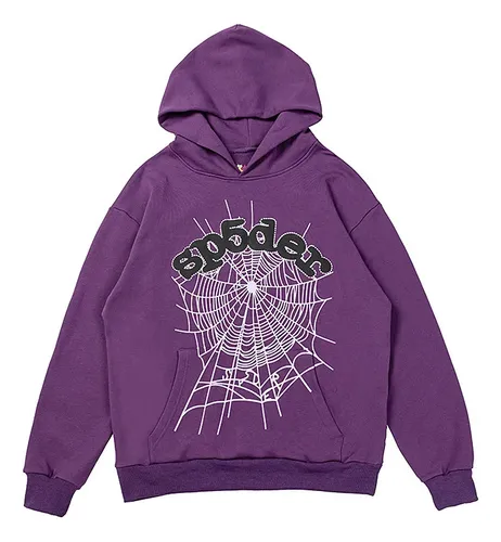 Sp5der Web Hoodie purple