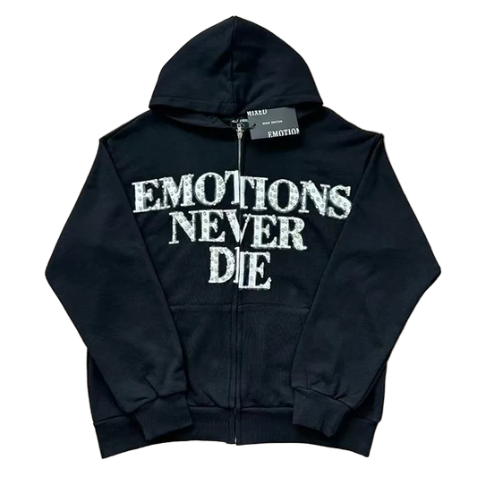 Hoodie Emotions Never Die Negro