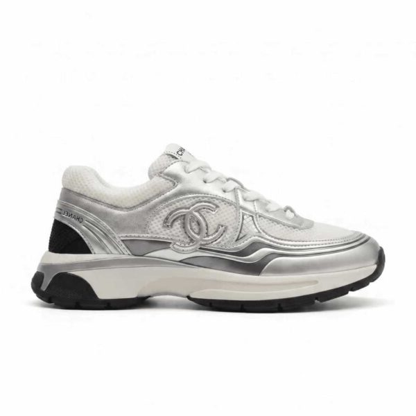 Chanel Runner white and silver