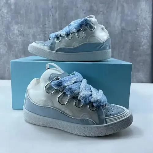 Lanvin Curb Blanco Azul clar