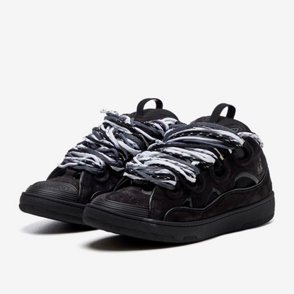 Lanvin Curb Negro Con trenzas