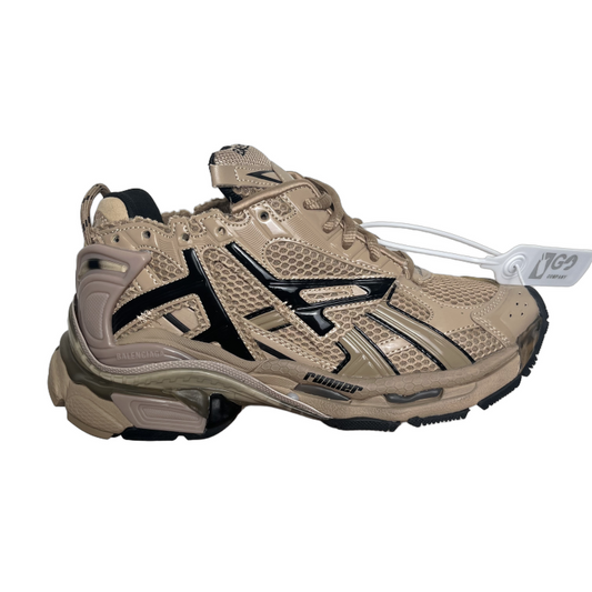 Balenciaga Runner No Led Beige Negro Blanco