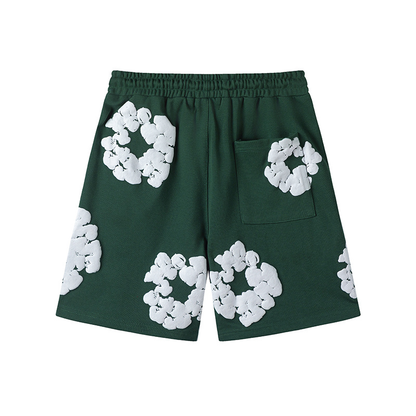 Short Demin Tears Verde