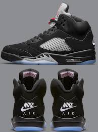 Nike Air Jordan 5 Black Metallic