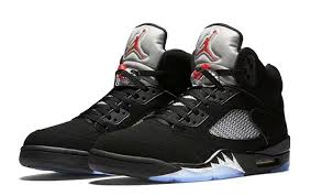 Nike Air Jordan 5 Black Metallic